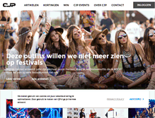 Tablet Screenshot of cjp.nl